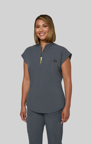 1131 Catrin Top — Charcoal