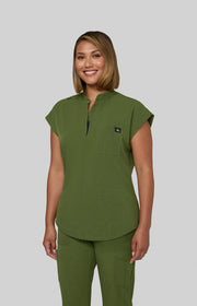 1131 Catrin Top — Martini Olive