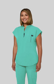 1131 Catrin Top — Sea Green