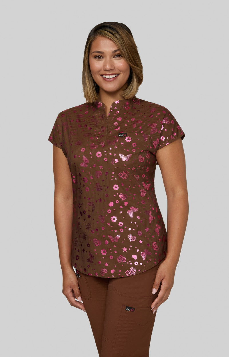 1141PR Ari Top — Iridescent Light Bright Walnut