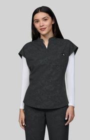 1149PR Catrin Top — Camo Black