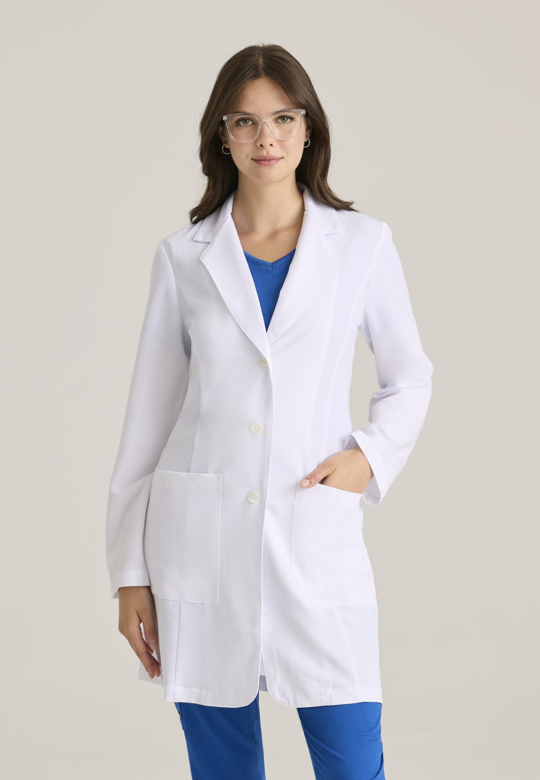 2402 Morgan Lab Coat — WHITE