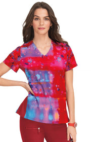 370PLM Reform Placement Top — Vibrant Watercolor
