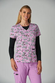 384PR Leslie Top — Doggie Spring Time