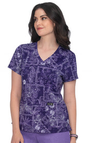 384PR Leslie Top — Denim Patch