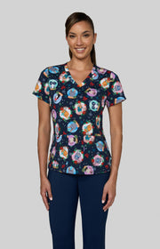 384PRA Leslie Top — Holiday Cats
