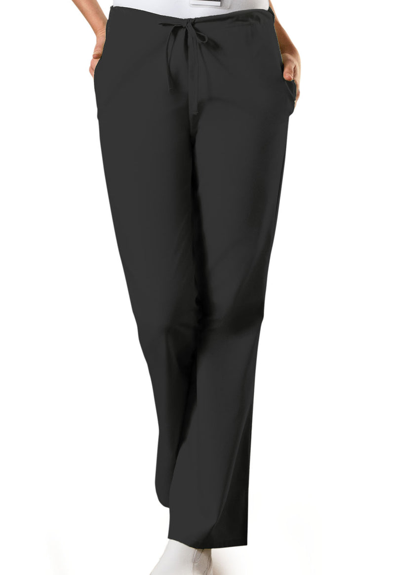 4101T Natural Rise Flare Leg Drawstring Pant