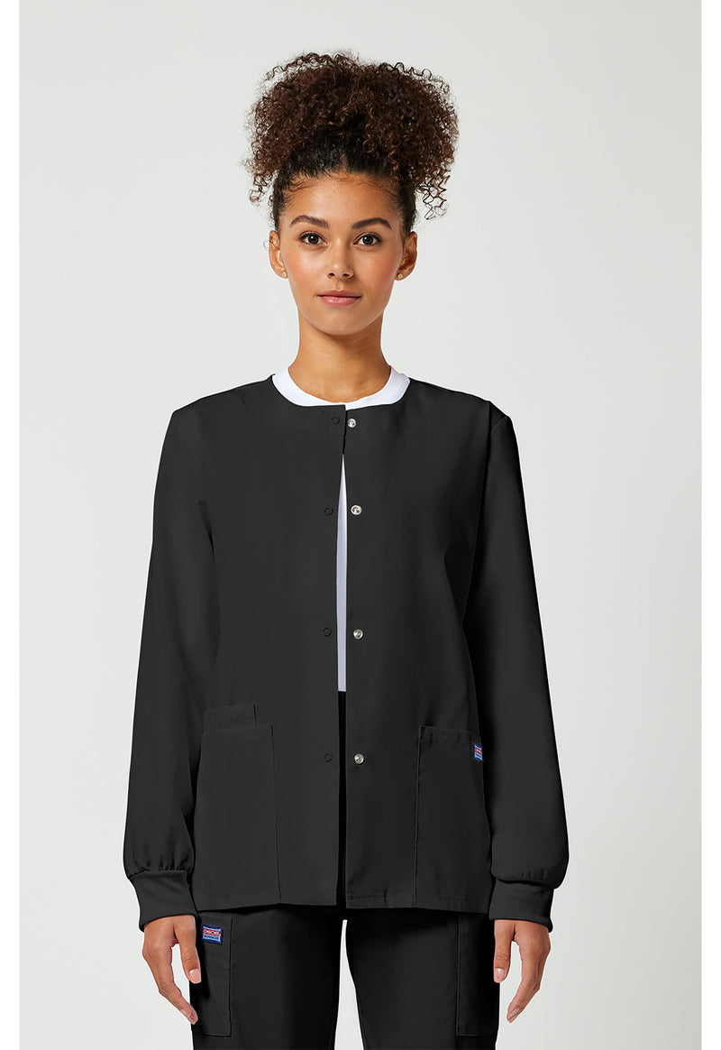 4350 Snap Front Warm-Up Jacket