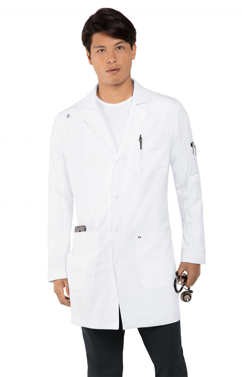 456 His Everyday Lab Coat — White