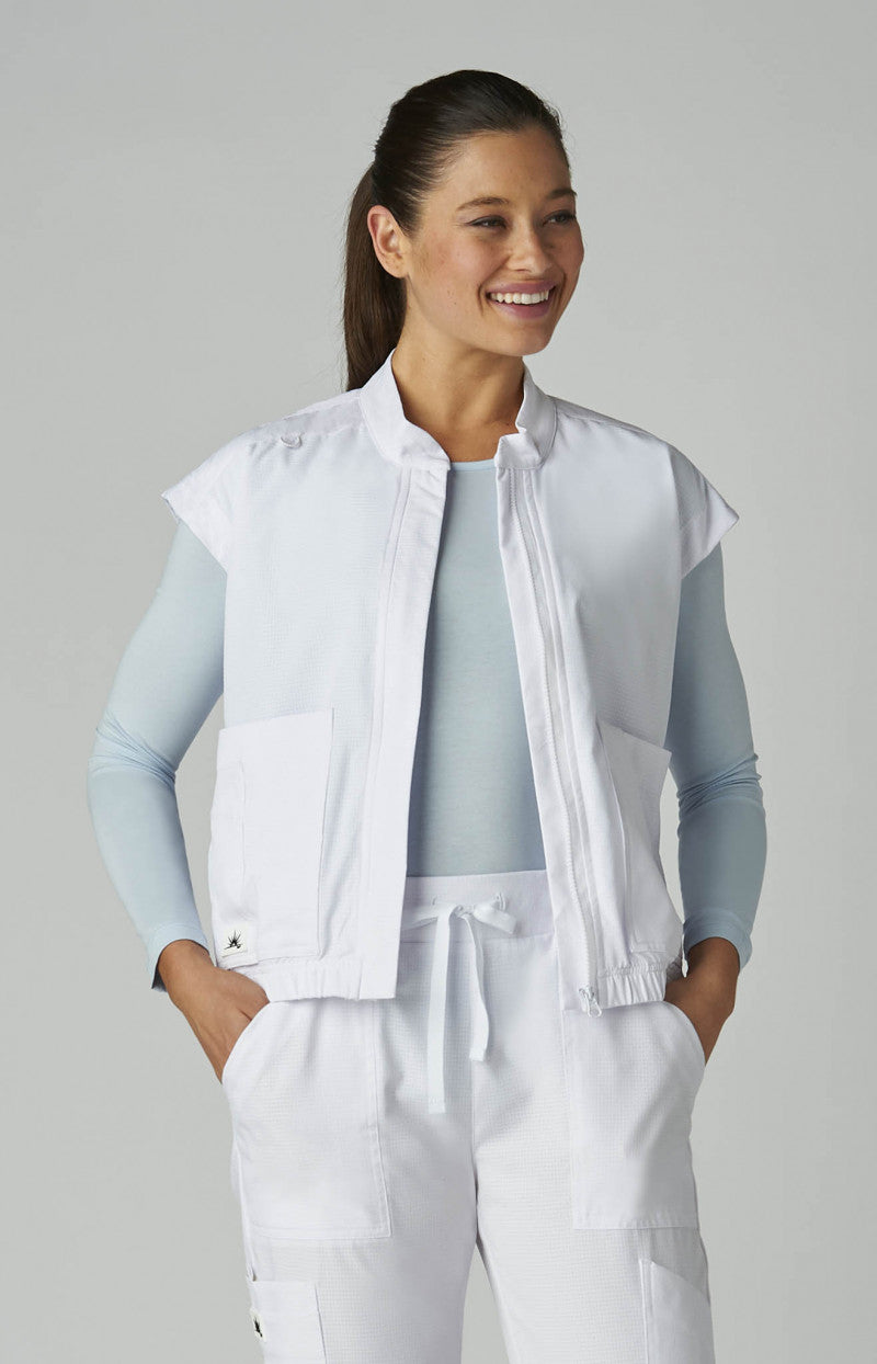 476 Eloise Vest — White