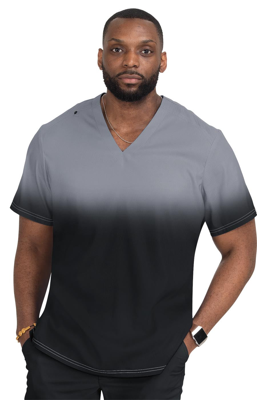 670PR Soul Top — Platinum Grey/Black Ombre