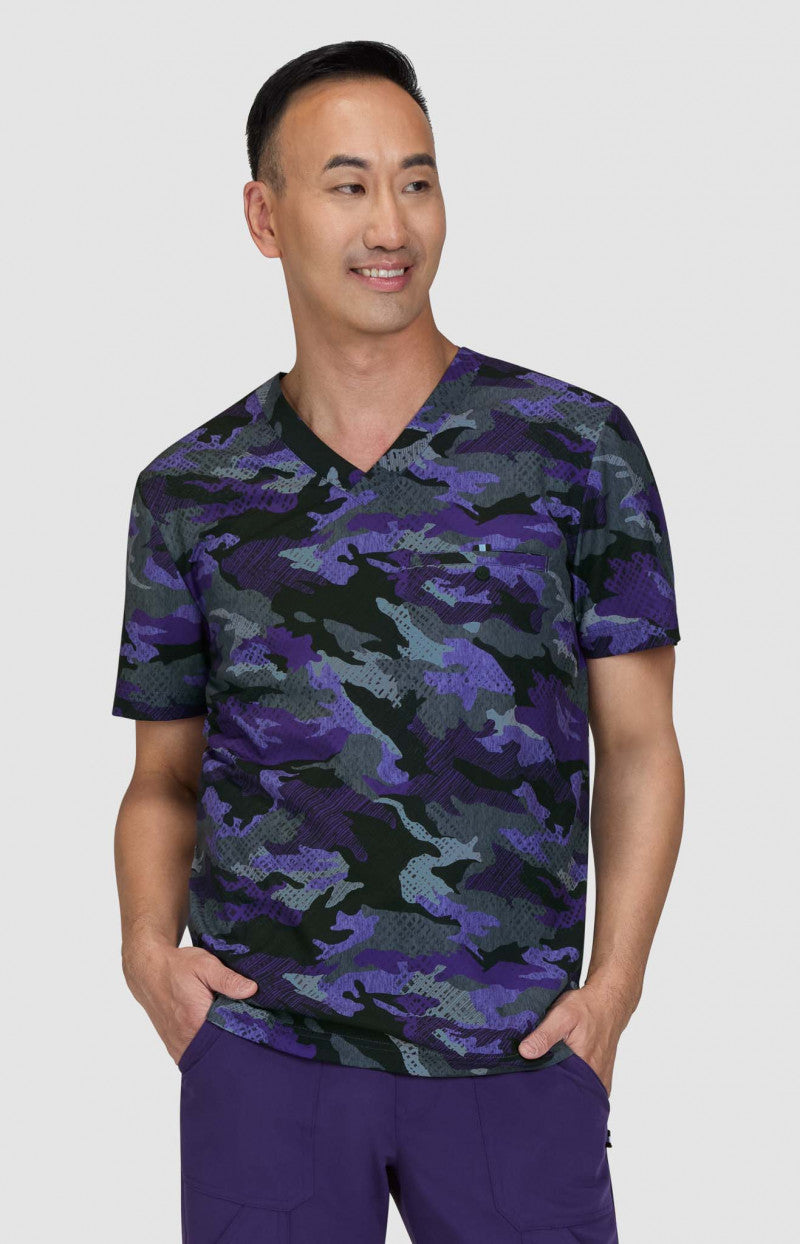 671PR On Call Top — Distressed Camo