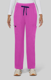 785 Freda Wide Leg Pant — Hibiscus Pink