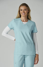 C101 Cardi Top — Blue Steel
