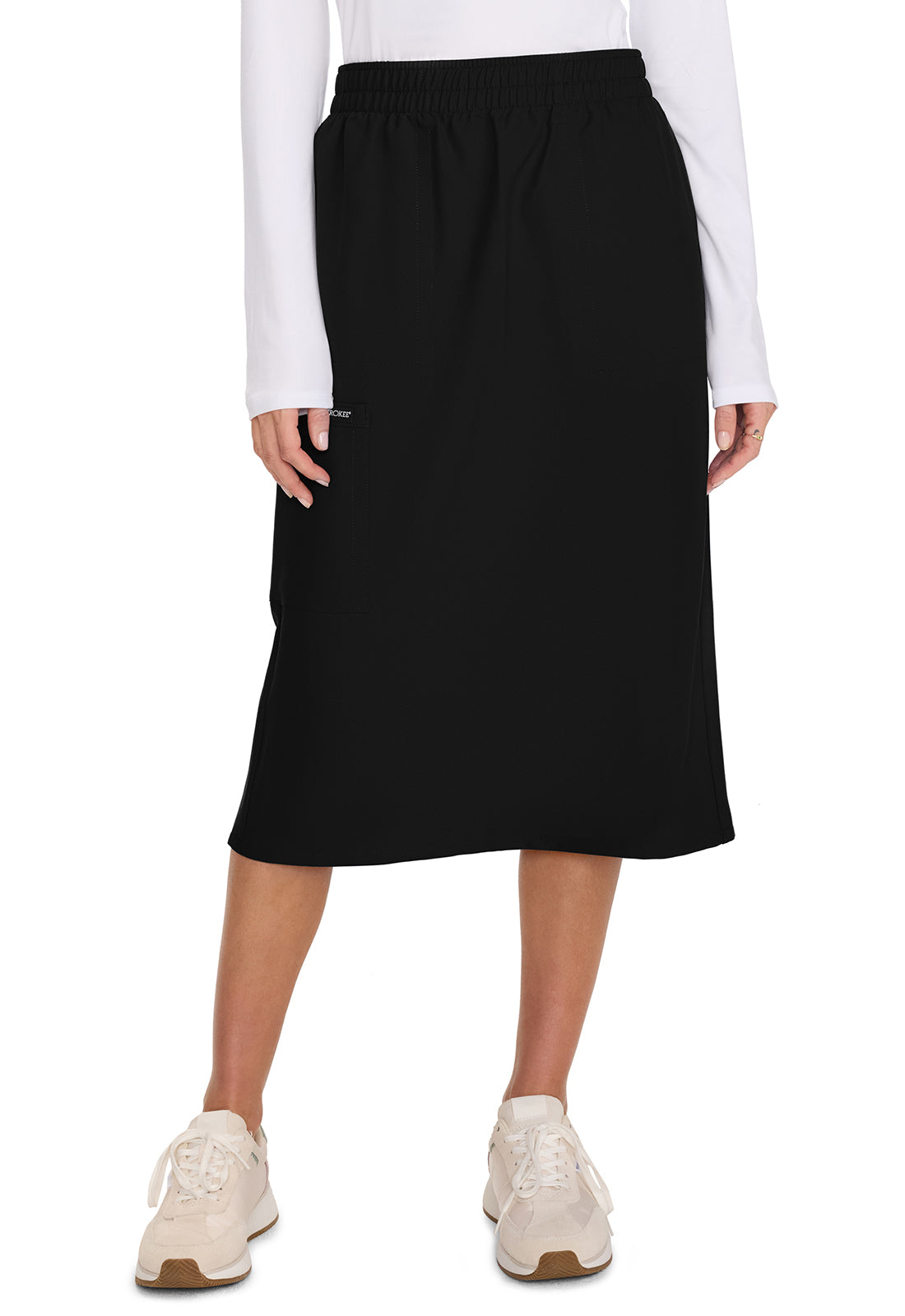 CK563A Women's Elastic Waist Skirt