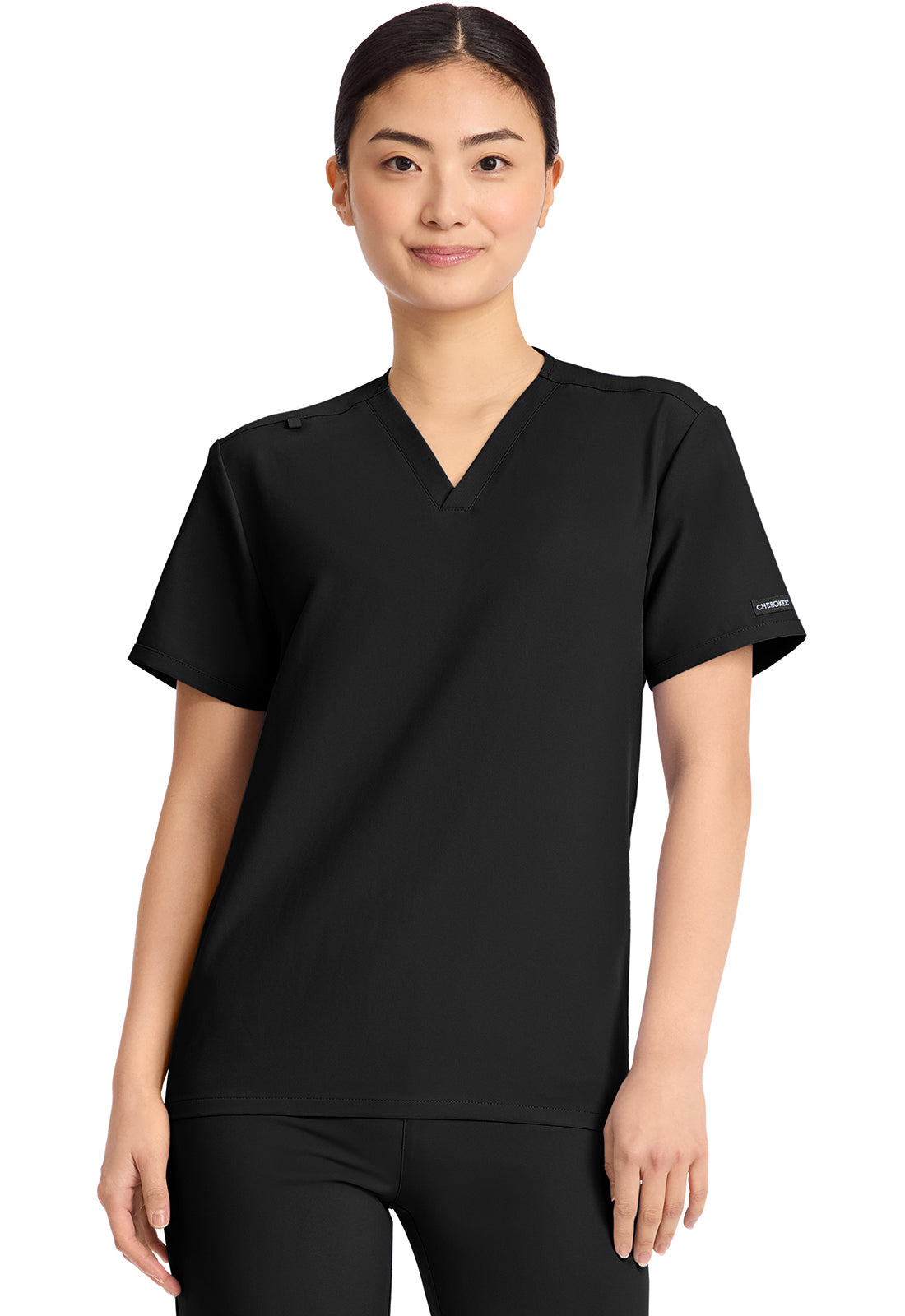 CK869A V-Neck No Pocket Top