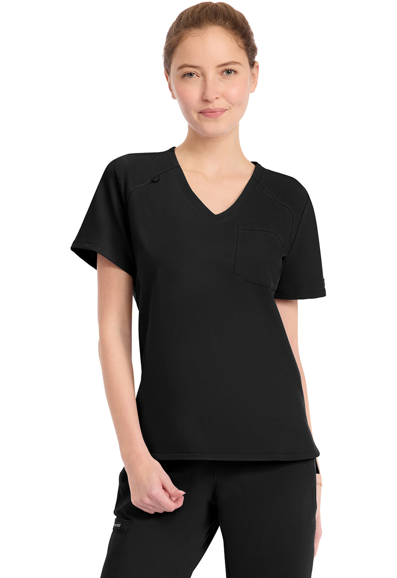 CK954A Women's Tuck-in V-Neck Top