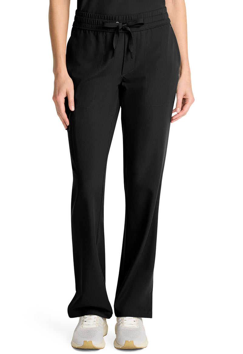 Healing Hands HH153T Mid Rise Drawstring Straight Leg