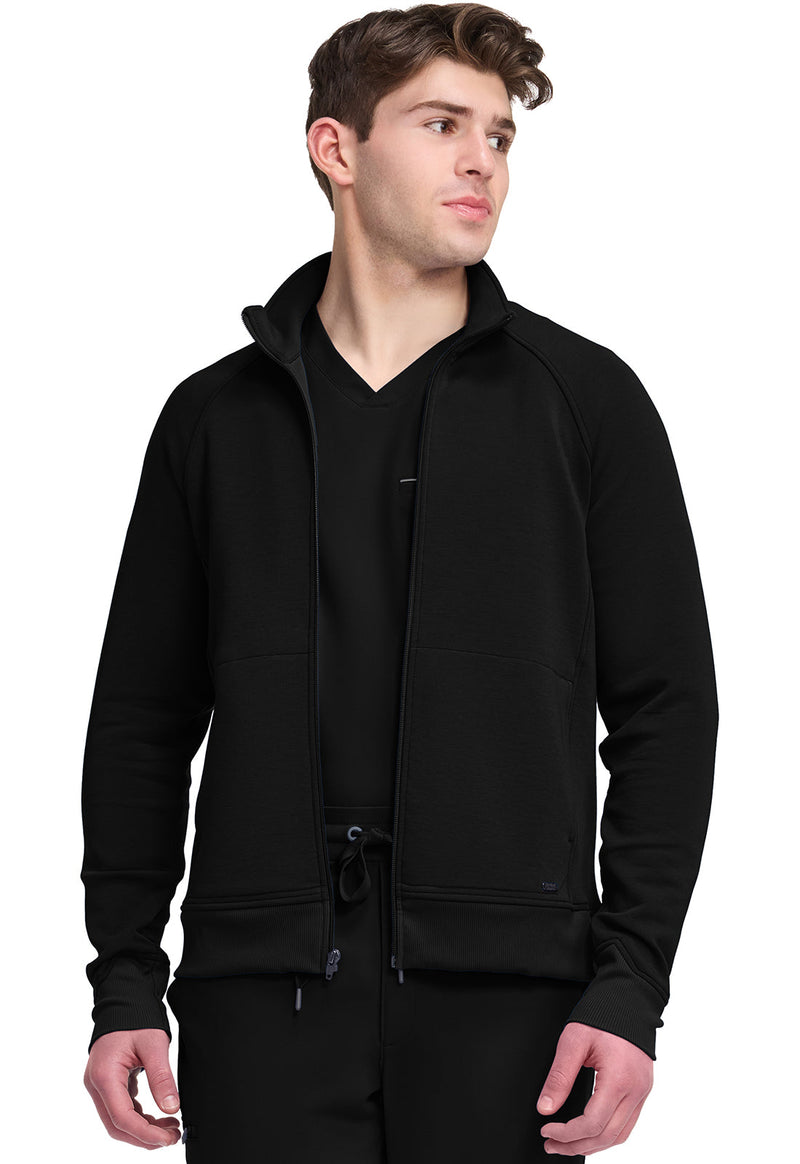 Healing Hands HH380F Men's Zip Front Knit Jacket