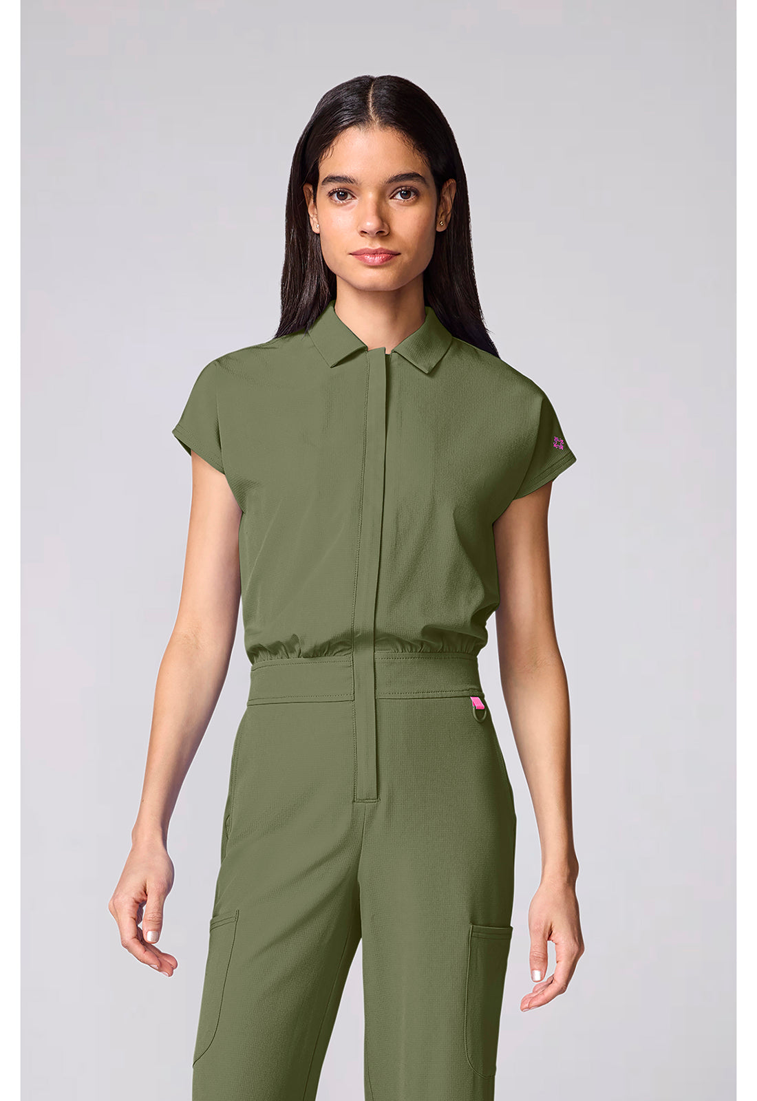 Med Couture MC00018 Dolman Wide Leg Jumpsuit