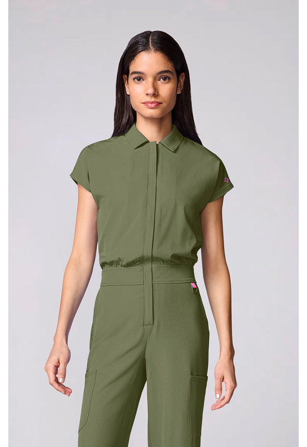 Med Couture MC00018 Dolman Wide Leg Jumpsuit