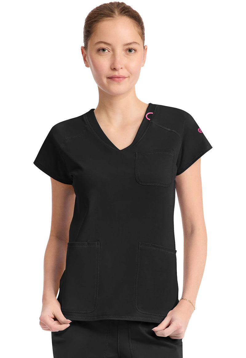 Med Couture MC752 Raglan V-Neck Top