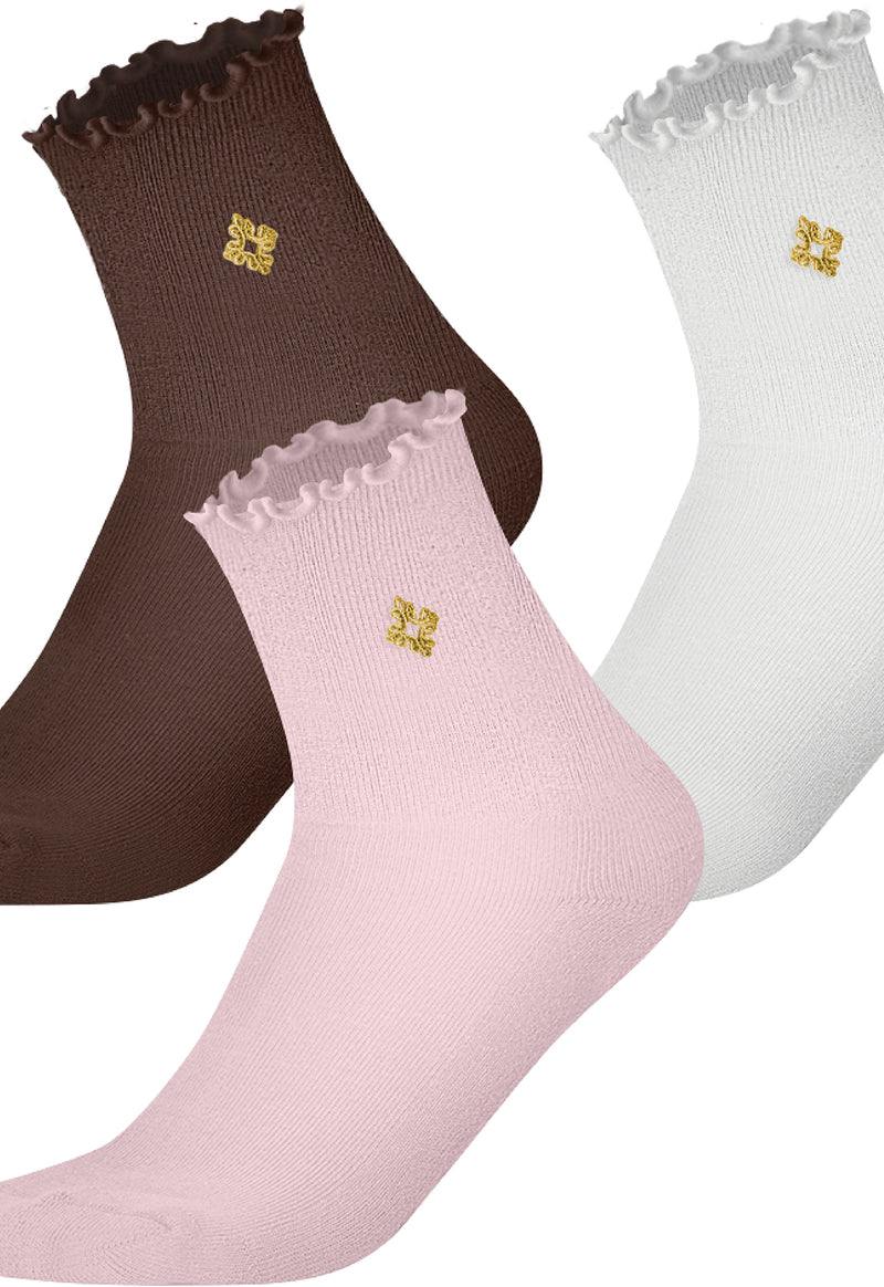 SASSTER 1-3 Pair Pack of Crew Socks