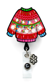 A156 Shaker Badge Reel — Ugly Sweater