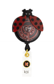 A156A Shaker Badge Reel — Ladybug Maze