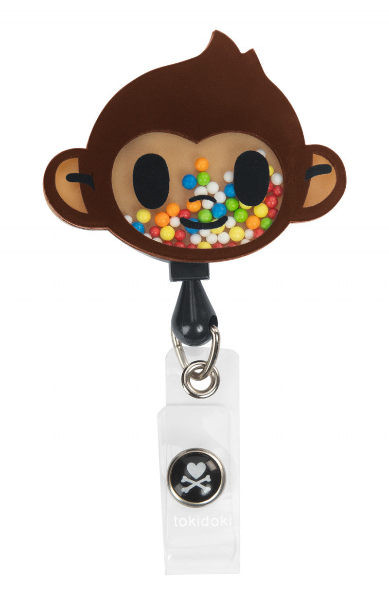 A157 Shaker Badge Reel — tokidoki Monkey