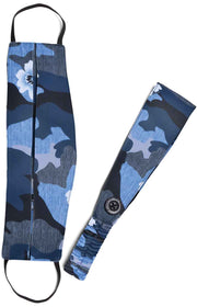 A162 Fashion Mask + Headband Set — Camo Floral