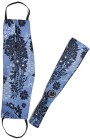 A162 Fashion Mask + Headband Set — Faux Lace