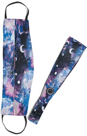 A162 Fashion Mask + Headband Set — Galaxy Burst