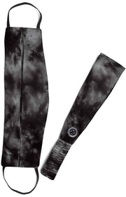 A162 Fashion Mask + Headband Set — Shiborhi (Black)