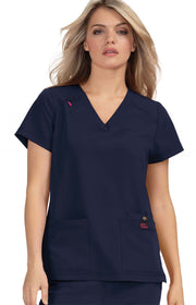 B101 Freesia Top — Navy