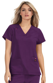B101 Freesia Top — Eggplant