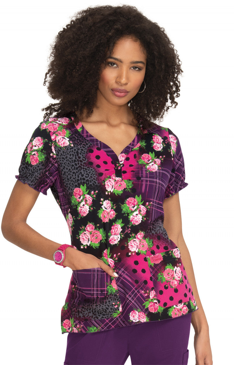B123PR Blossom Top — Playful Patchwork