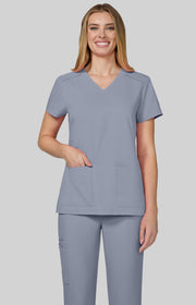 C101 Cardi Top — Platinum Grey