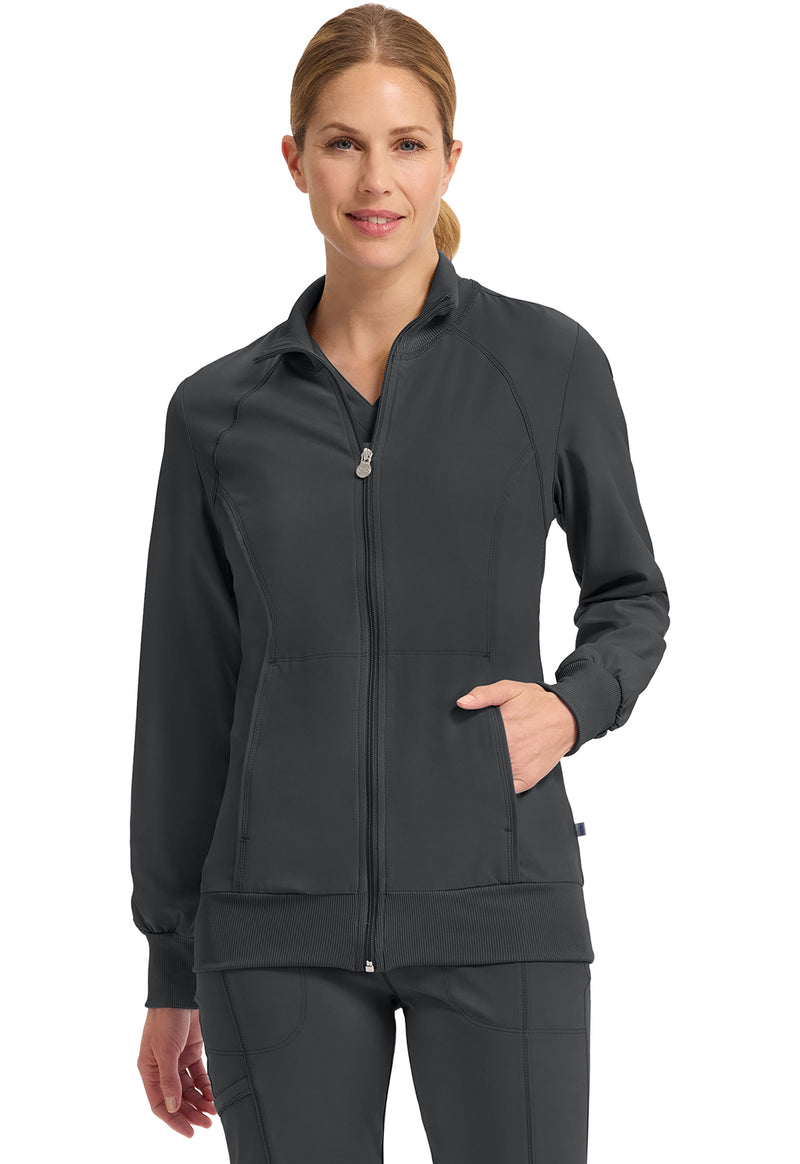 CHEROKEE 2391A Zip Front Jacket — Black