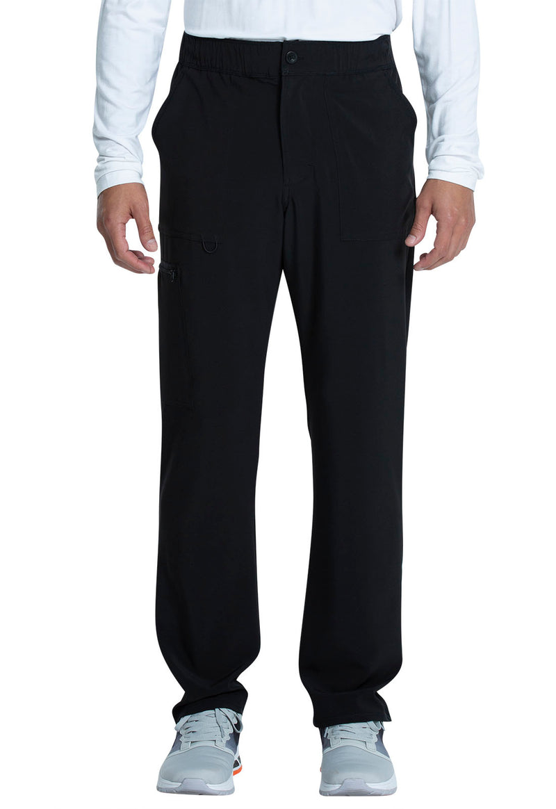 CHEROKEE CKA186S Men's Fly Front Cargo Pant — Black