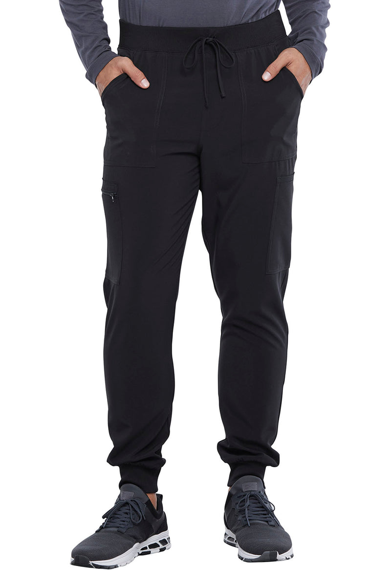 CHEROKEE CKA189T Men's Mid Rise Jogger — Black