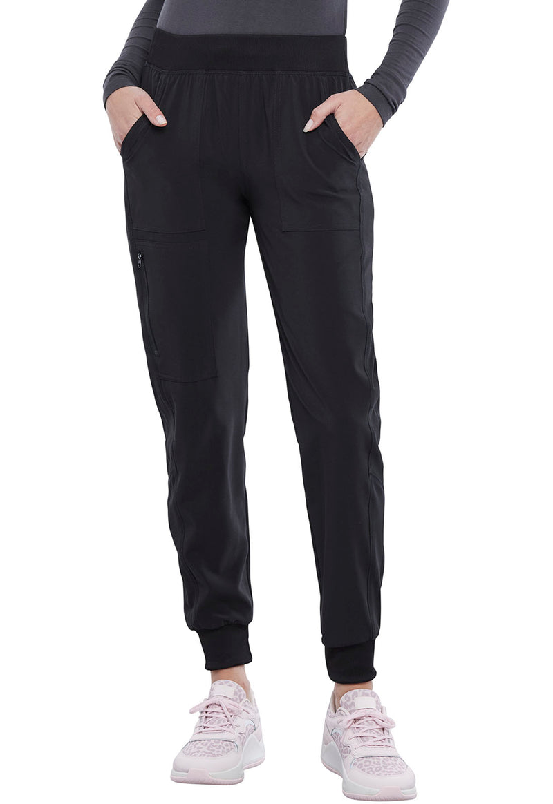 CHEROKEE CKA190P Mid Rise Jogger — Black
