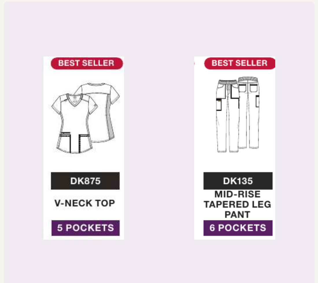 DK875 V-Neck Top