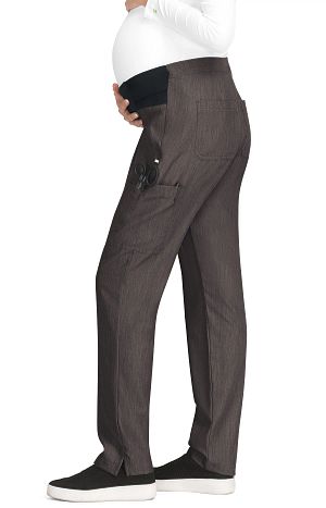755 On the Move Maternity Pant — Heather Grey