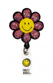 SA156 Shaker Badge Reel — Daisy Smiley