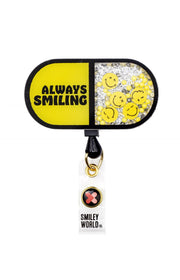 SA156 Shaker Badge Reel — Always Smiling Pill
