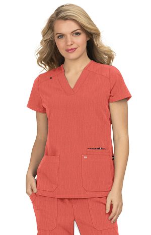 1019 Hustle and Heart Top — Heather Coral