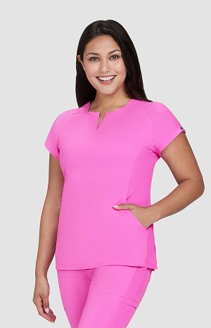 1138 Lilias Top — Hibiscus Pink